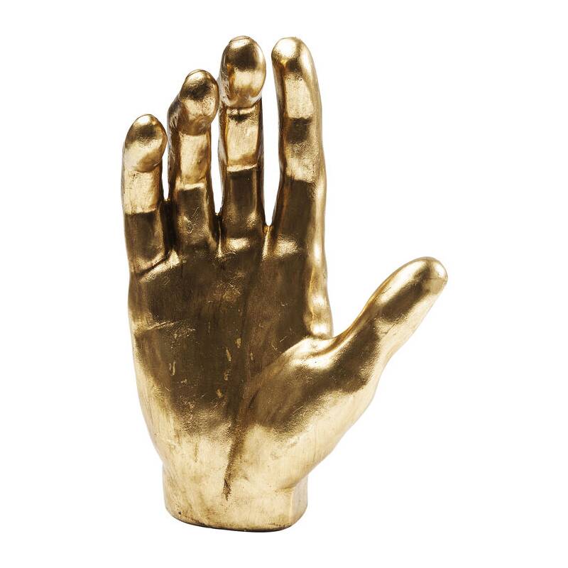 Kare Deko Hand Bloominghome Mano 35 Objekt Gold kaufen cm 